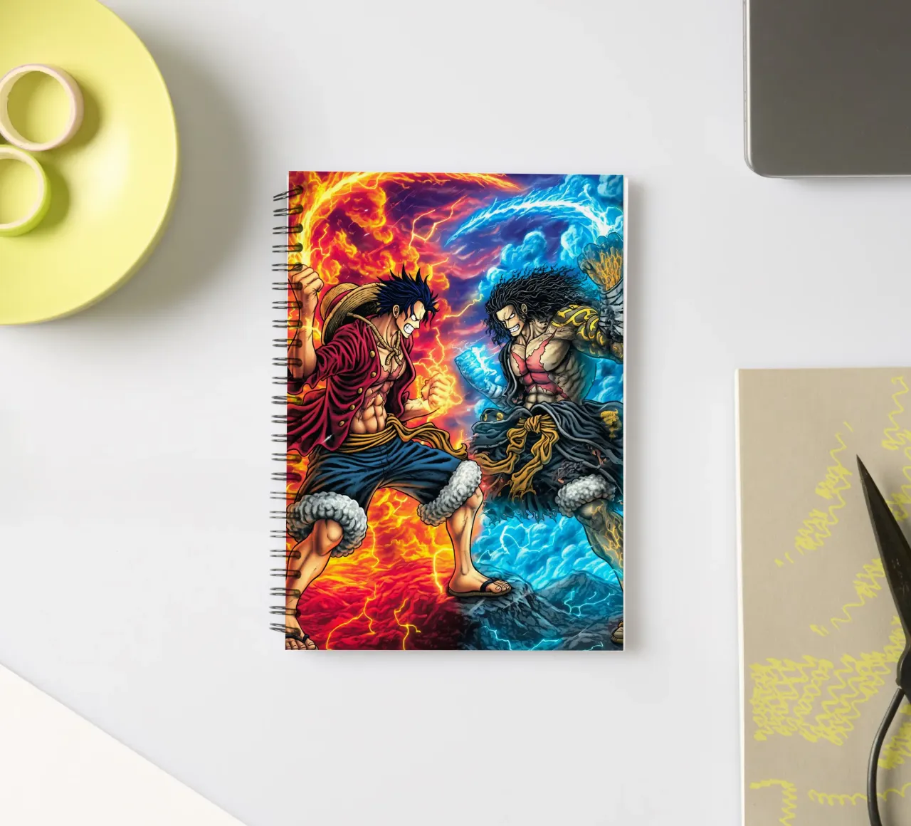 Monkey D Luffy One Piece diario ad anelli da Fleur de Lys