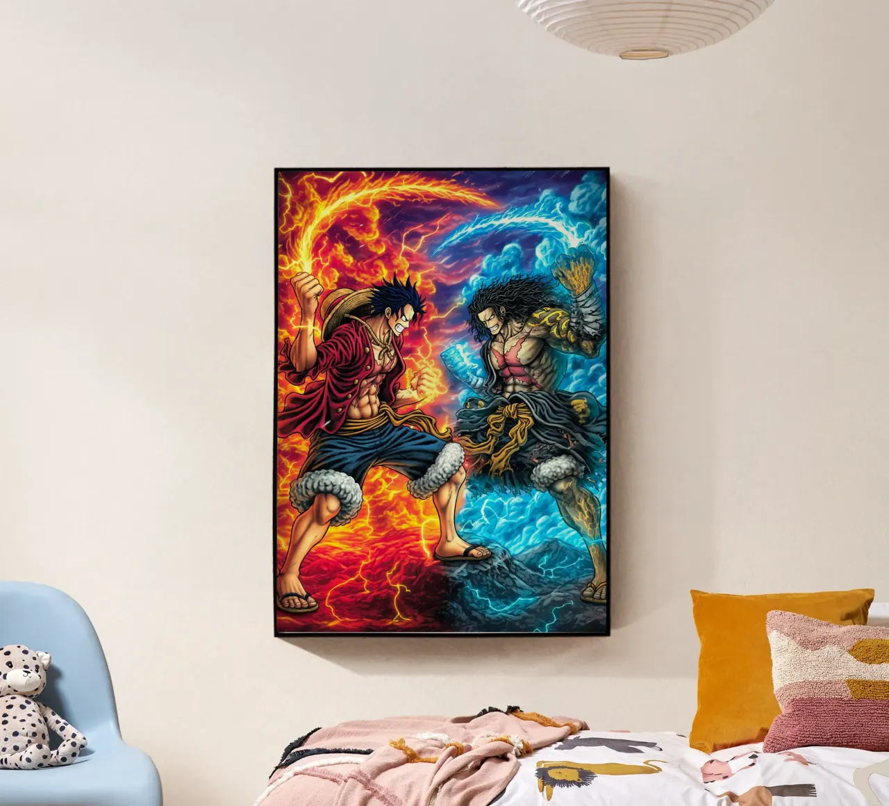 Monkey D Luffy One Piece plexiglass da Fleur de Lys