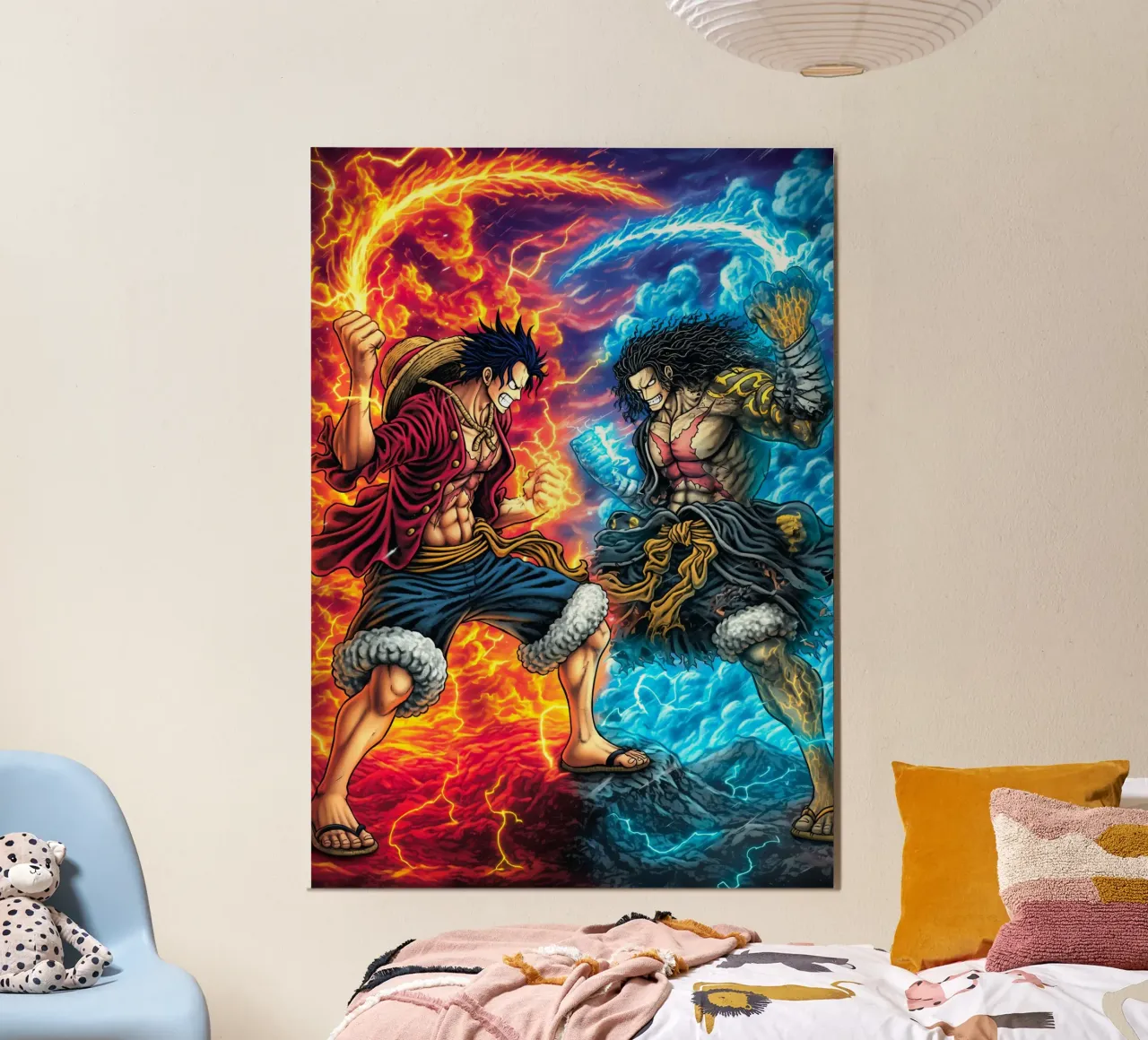 Monkey D Luffy One Piece alluminio dibond da Fleur de Lys