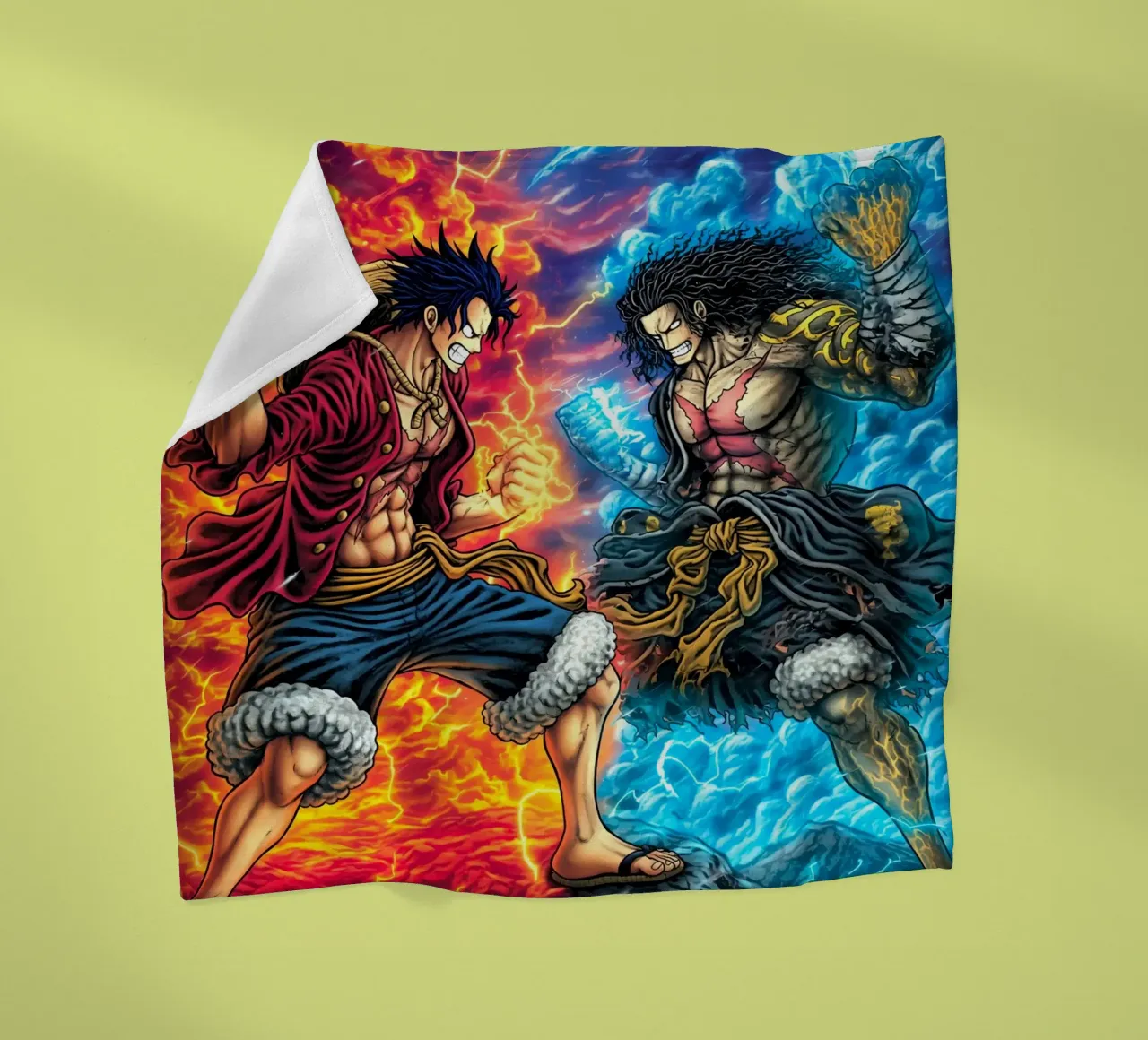 Monkey D Luffy Ein Stück Fleecedecke von Fleur de Lys