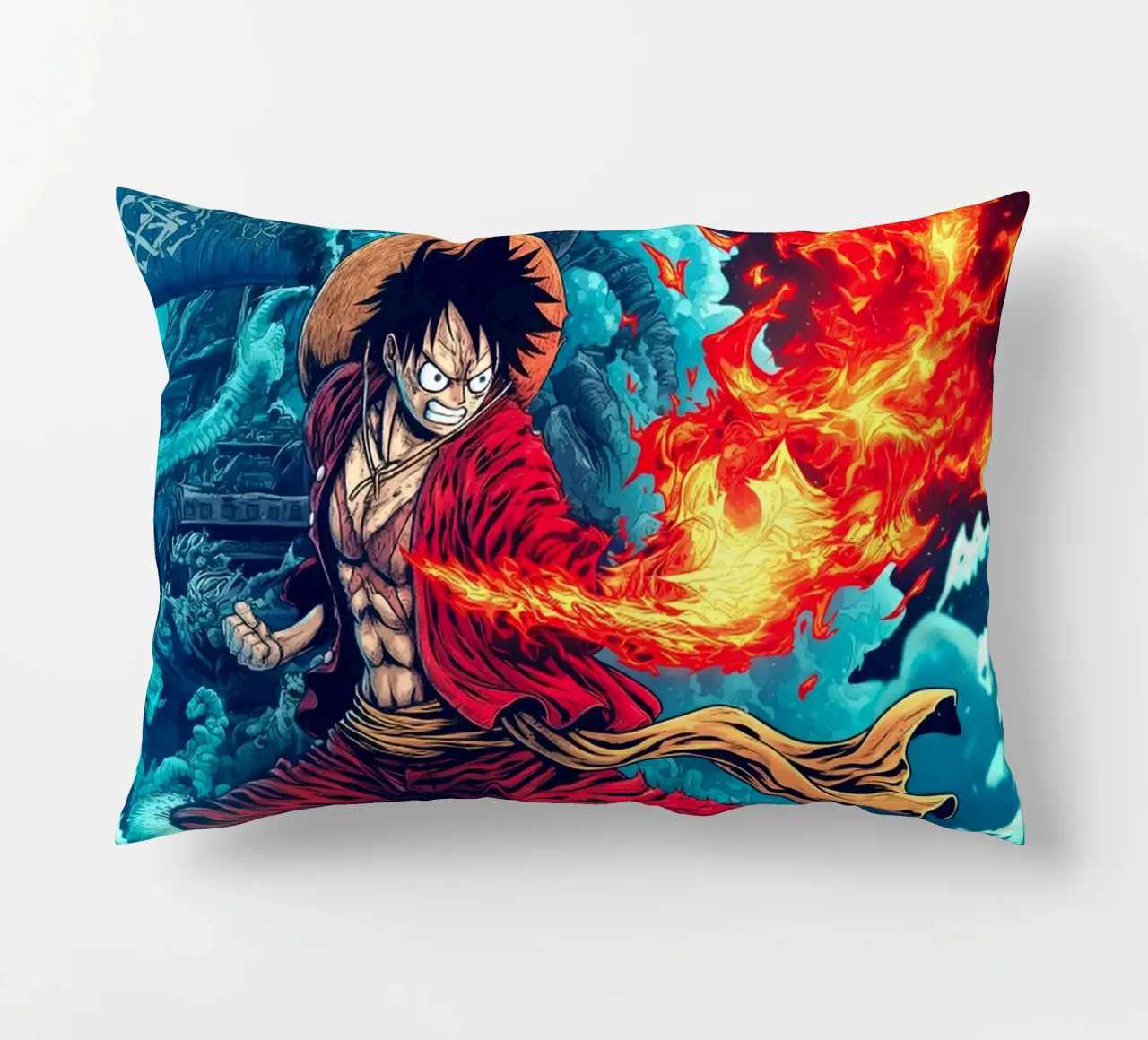 Monkey D Luffy One Piece cuscino da Fleur de Lys