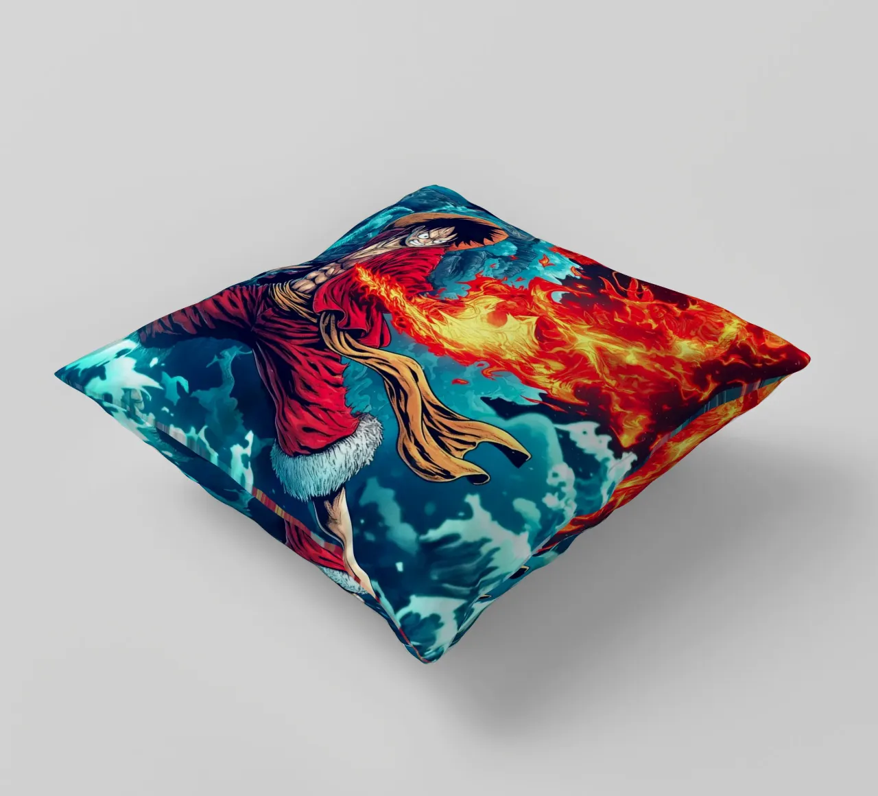 Monkey D Luffy One Piece cuscino da Fleur de Lys