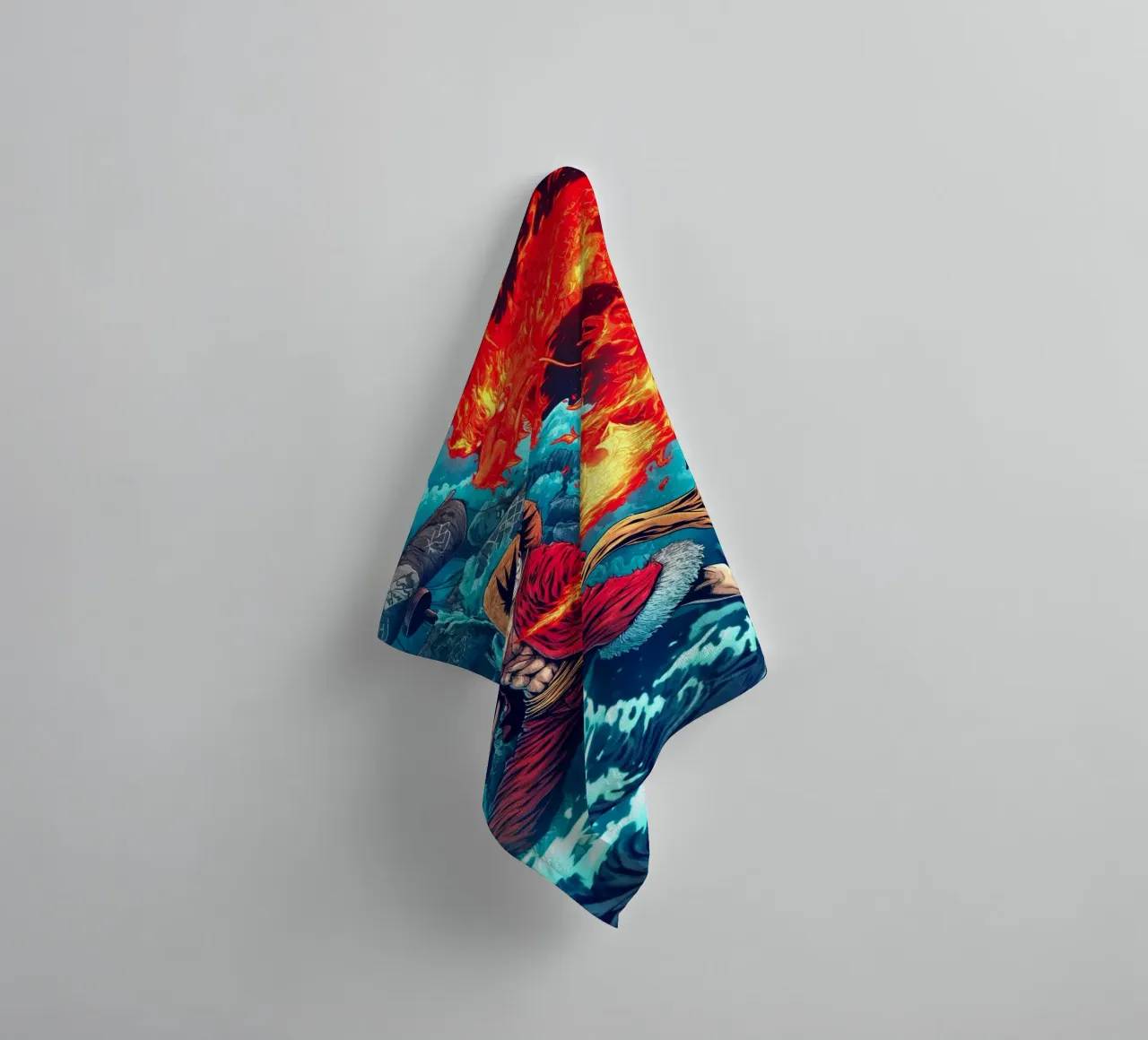 Monkey D Luffy One Piece asciugamano da bagno da Fleur de Lys