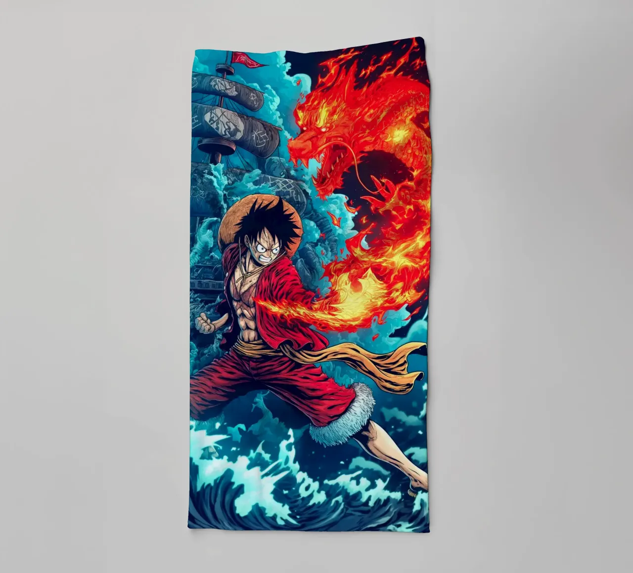Monkey D Luffy One Piece asciugamano da bagno da Fleur de Lys