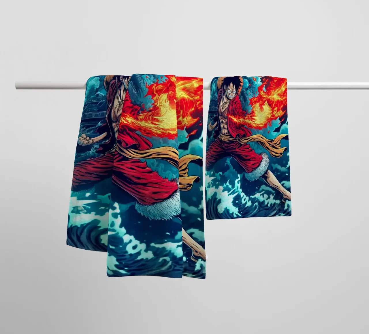 Monkey D Luffy One Piece asciugamano da bagno da Fleur de Lys