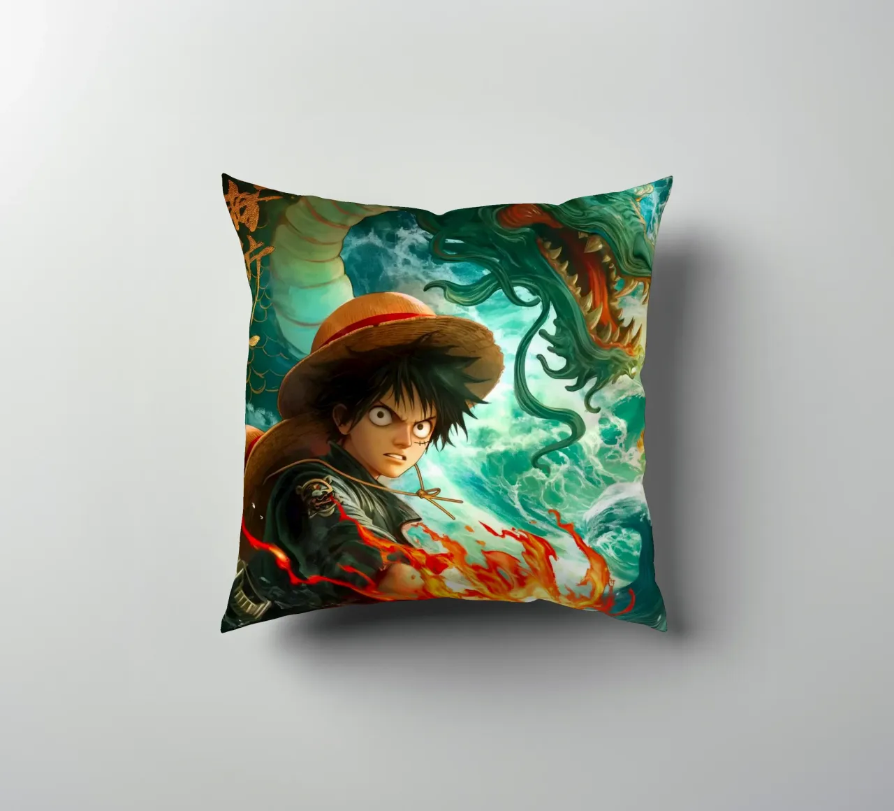 Monkey D Luffy One Piece cuscino da Fleur de Lys
