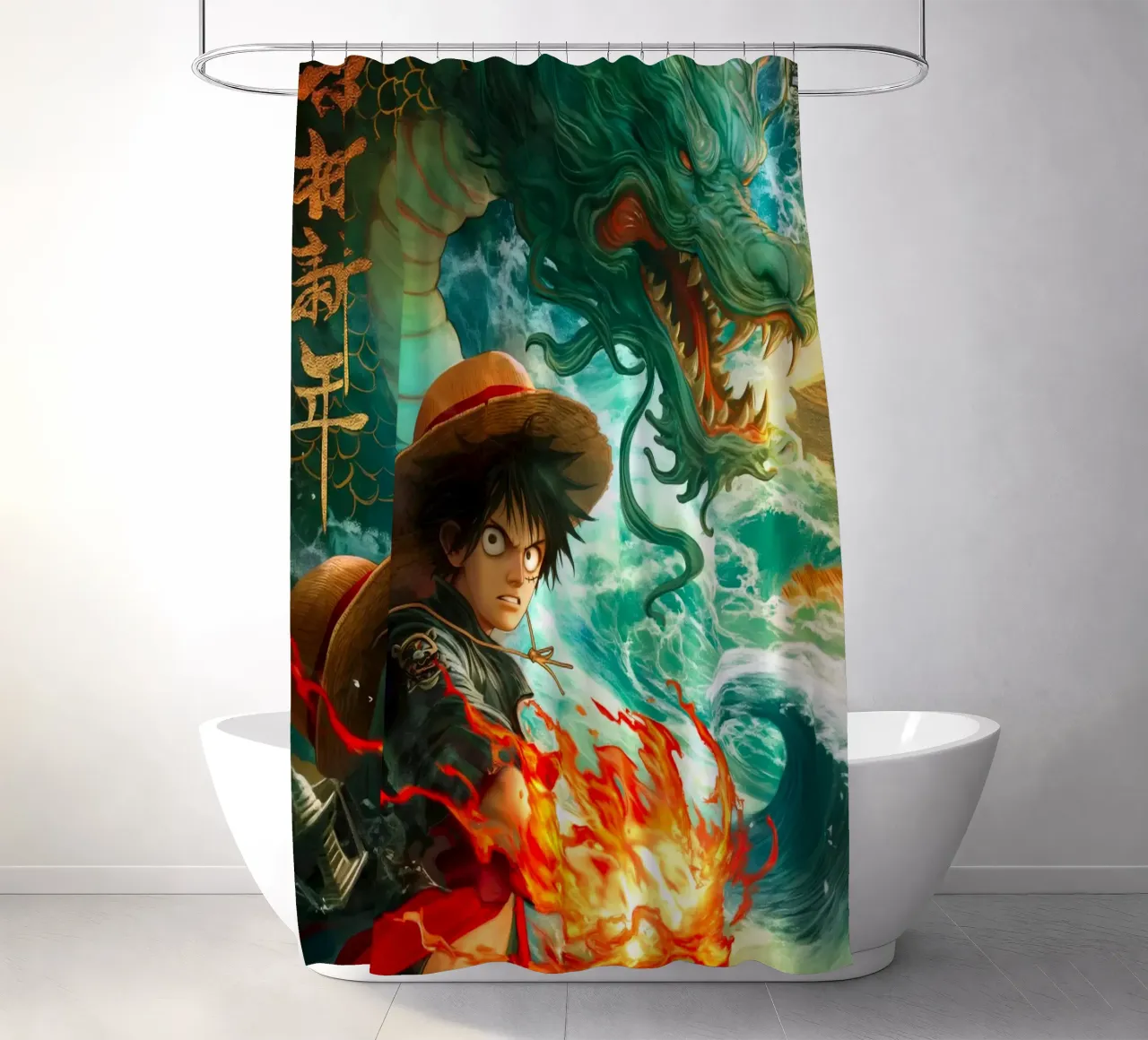 Monkey D Luffy One Piece tenda da doccia da Fleur de Lys