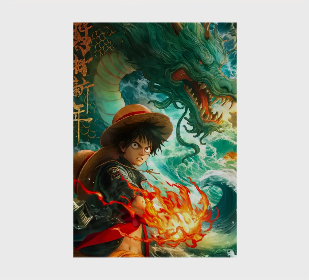 Monkey D Luffy One Piece notebook by Fleur de Lys