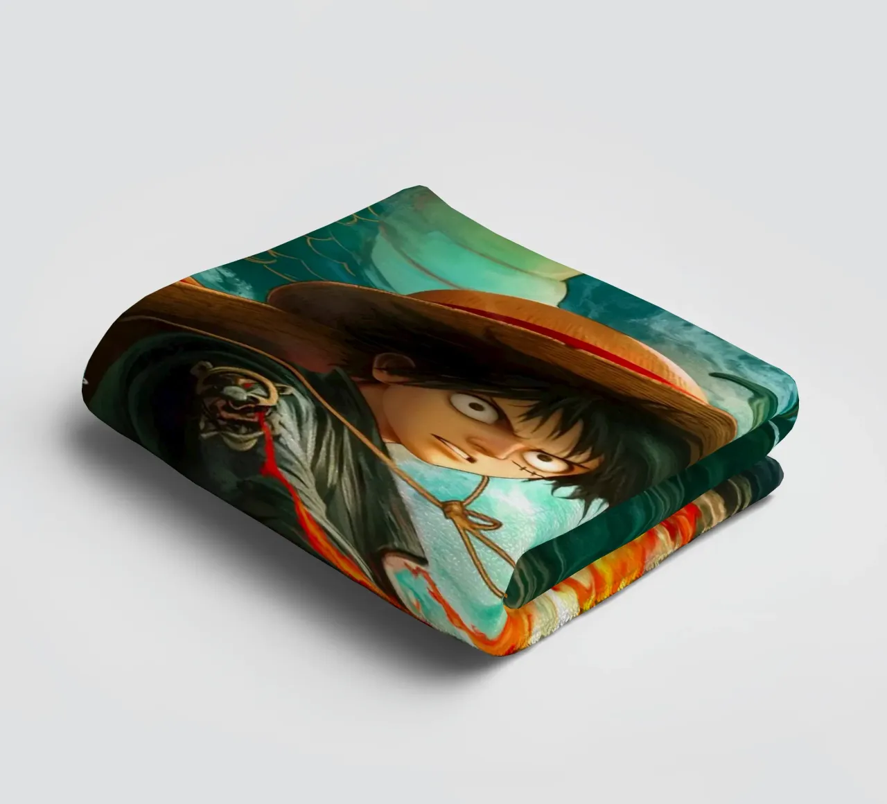 Monkey D Luffy One Piece asciugamano da bagno da Fleur de Lys