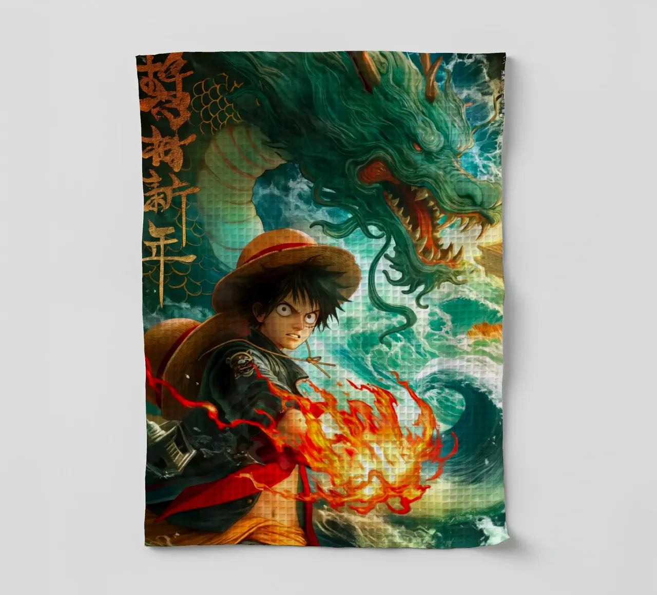 Monkey D Luffy One Piece canovaccio da cucina da Fleur de Lys