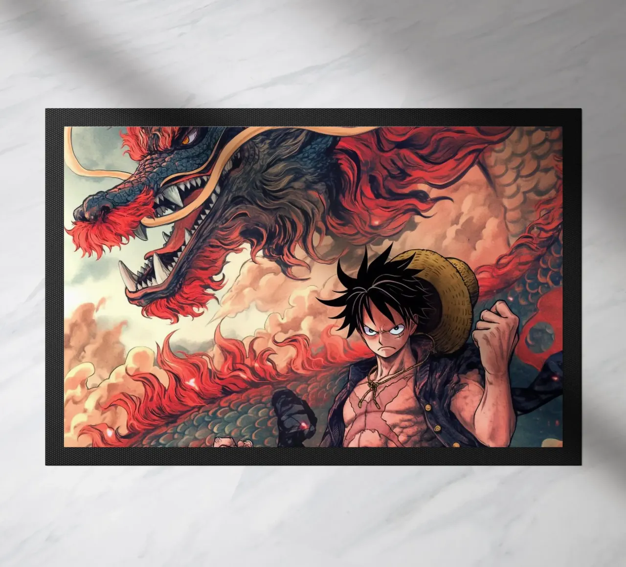Monkey D Luffy One Piece zerbino da Fleur de Lys