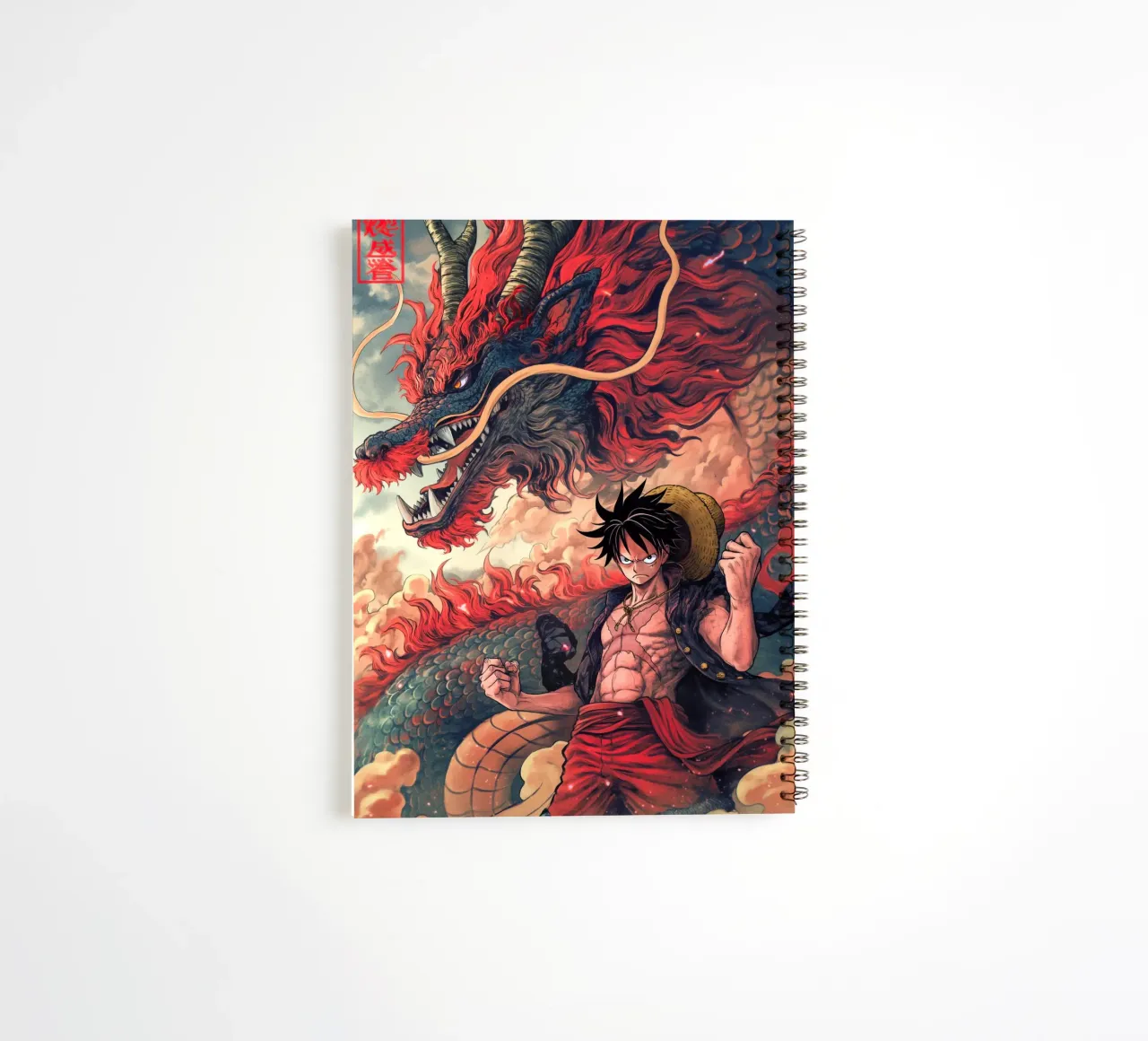 Monkey D Luffy One Piece spiral notebook by Fleur de Lys