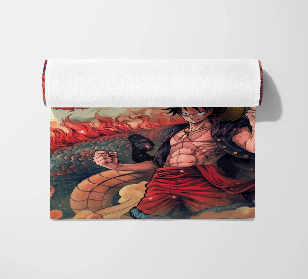 Monkey D Luffy One Piece telo mare da Fleur de Lys