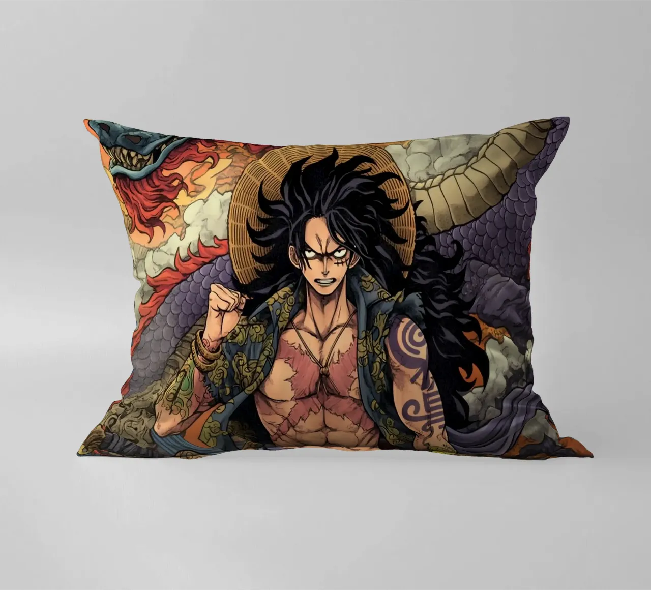 Monkey D Luffy One Piece cuscino da Fleur de Lys