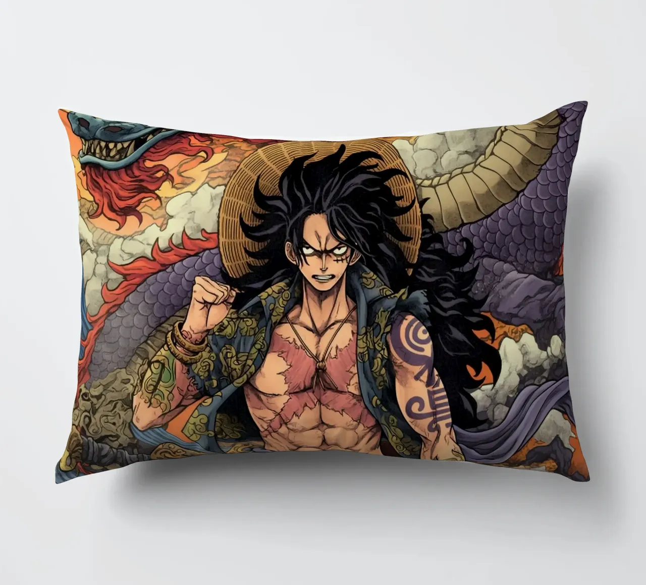 Monkey D Luffy One Piece cuscino da Fleur de Lys