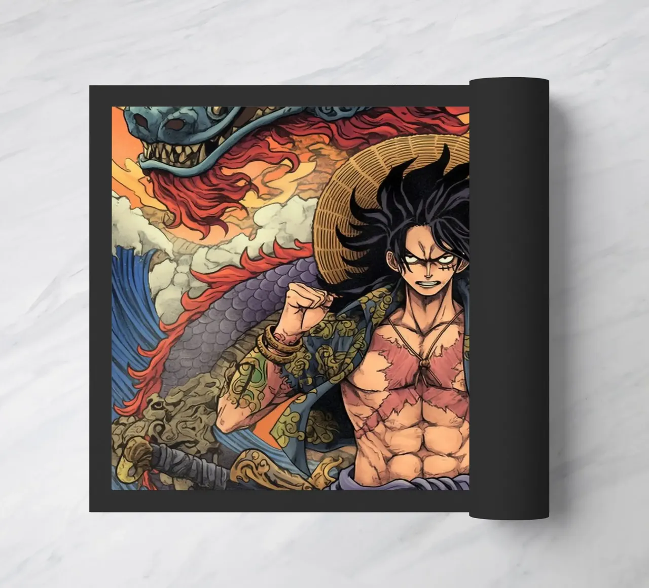 Monkey D Luffy One Piece zerbino da Fleur de Lys