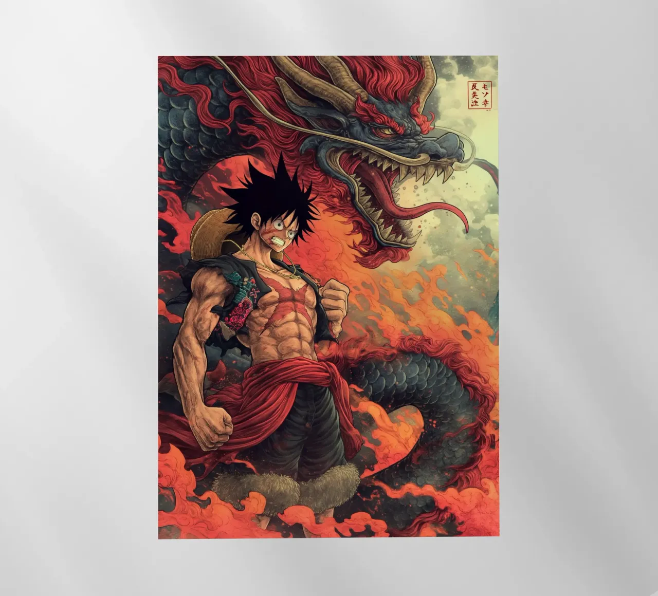 Monkey D Luffy One Piece pellicola backlit da Fleur de Lys