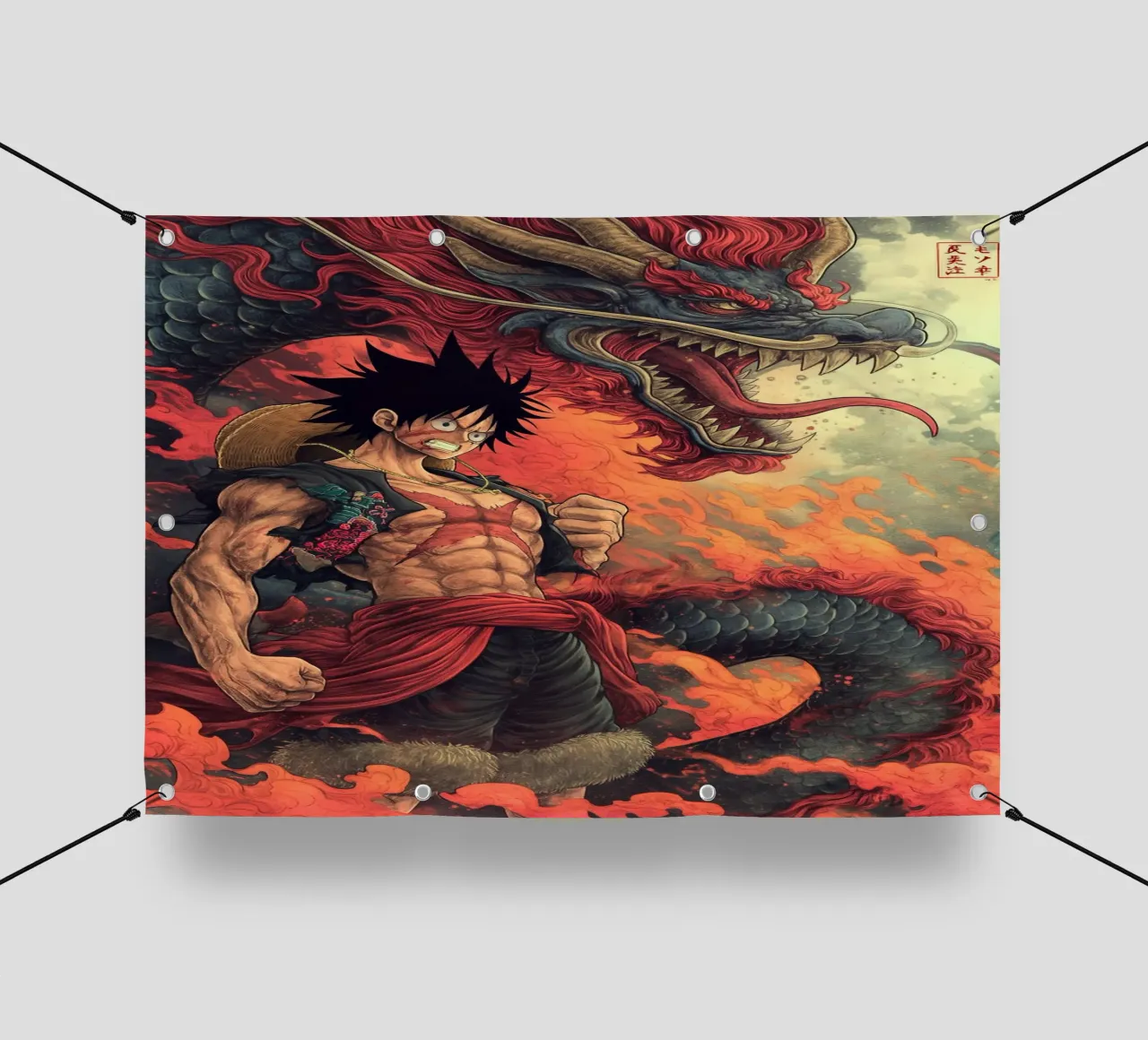 Monkey D Luffy One Piece telo in pvc da Fleur de Lys