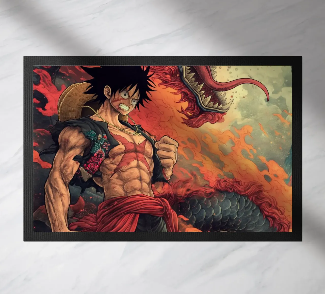 Monkey D Luffy One Piece zerbino da Fleur de Lys