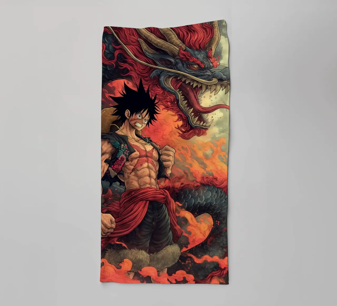 Monkey D Luffy One Piece asciugamano da bagno da Fleur de Lys