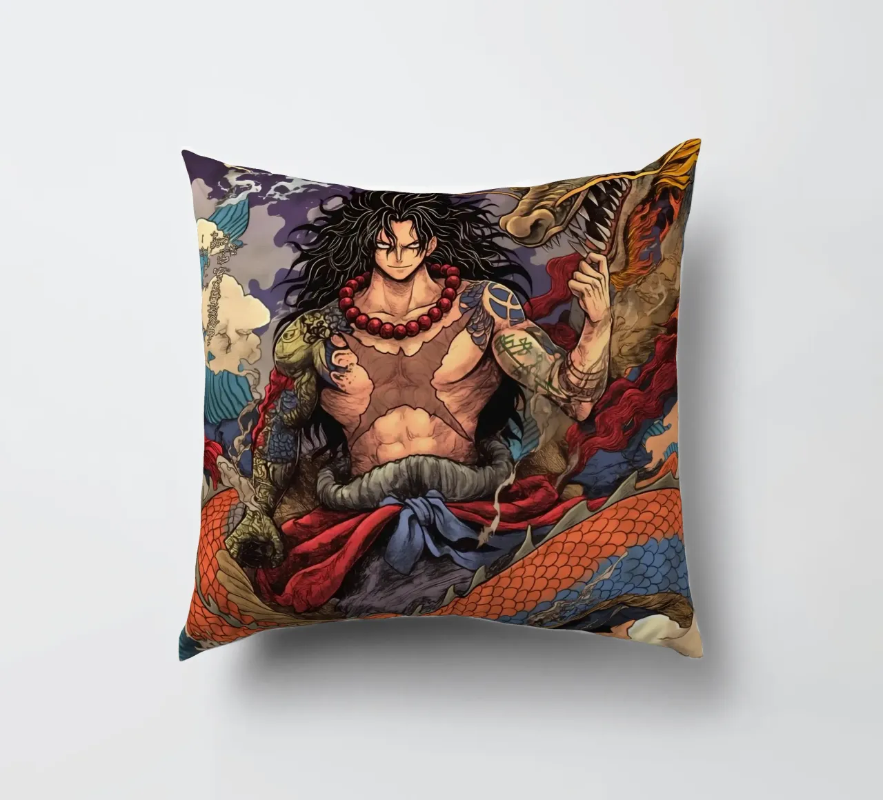 Monkey D Luffy One Piece cuscino da Fleur de Lys