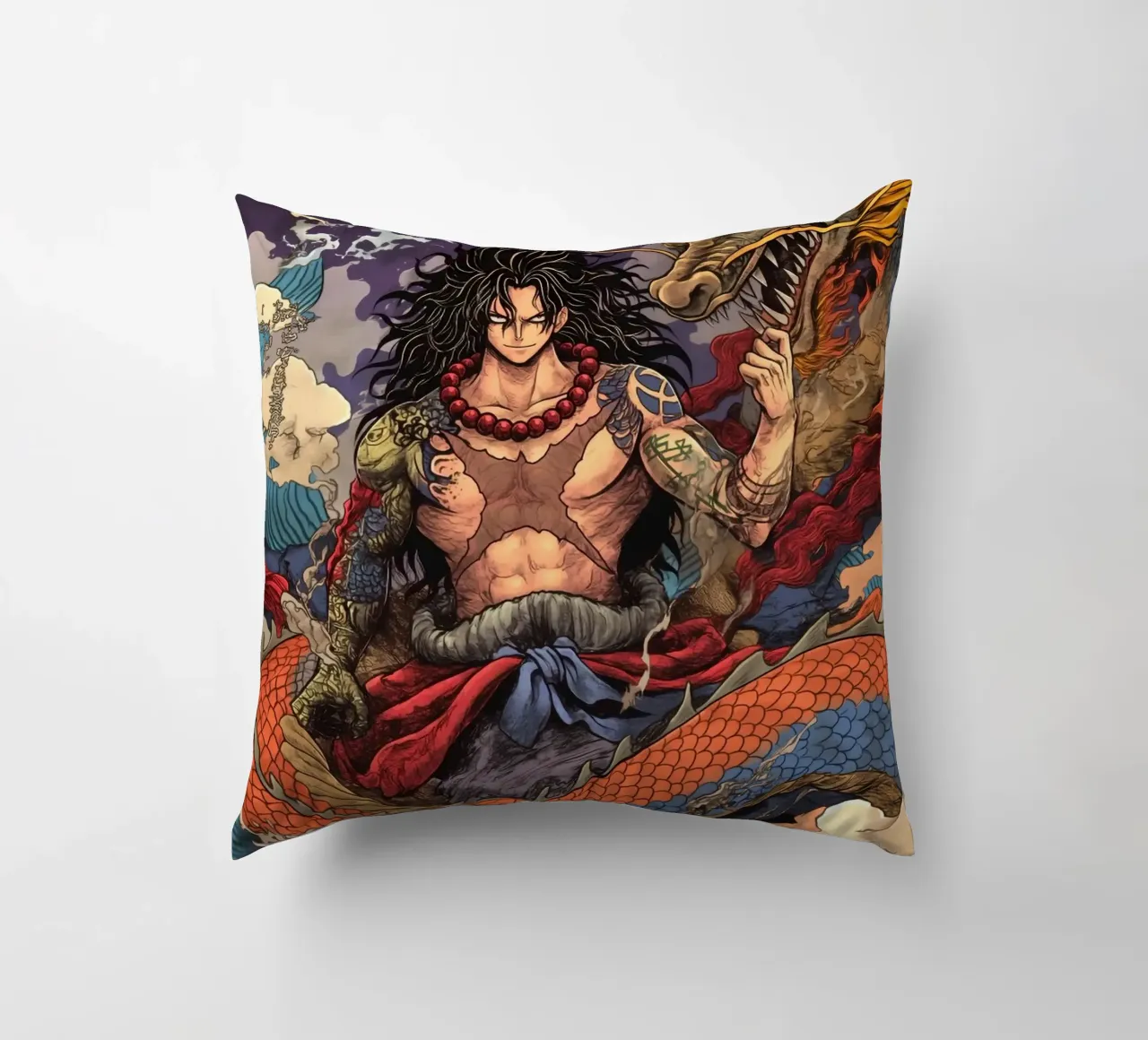 Monkey D Luffy One Piece cuscino da Fleur de Lys