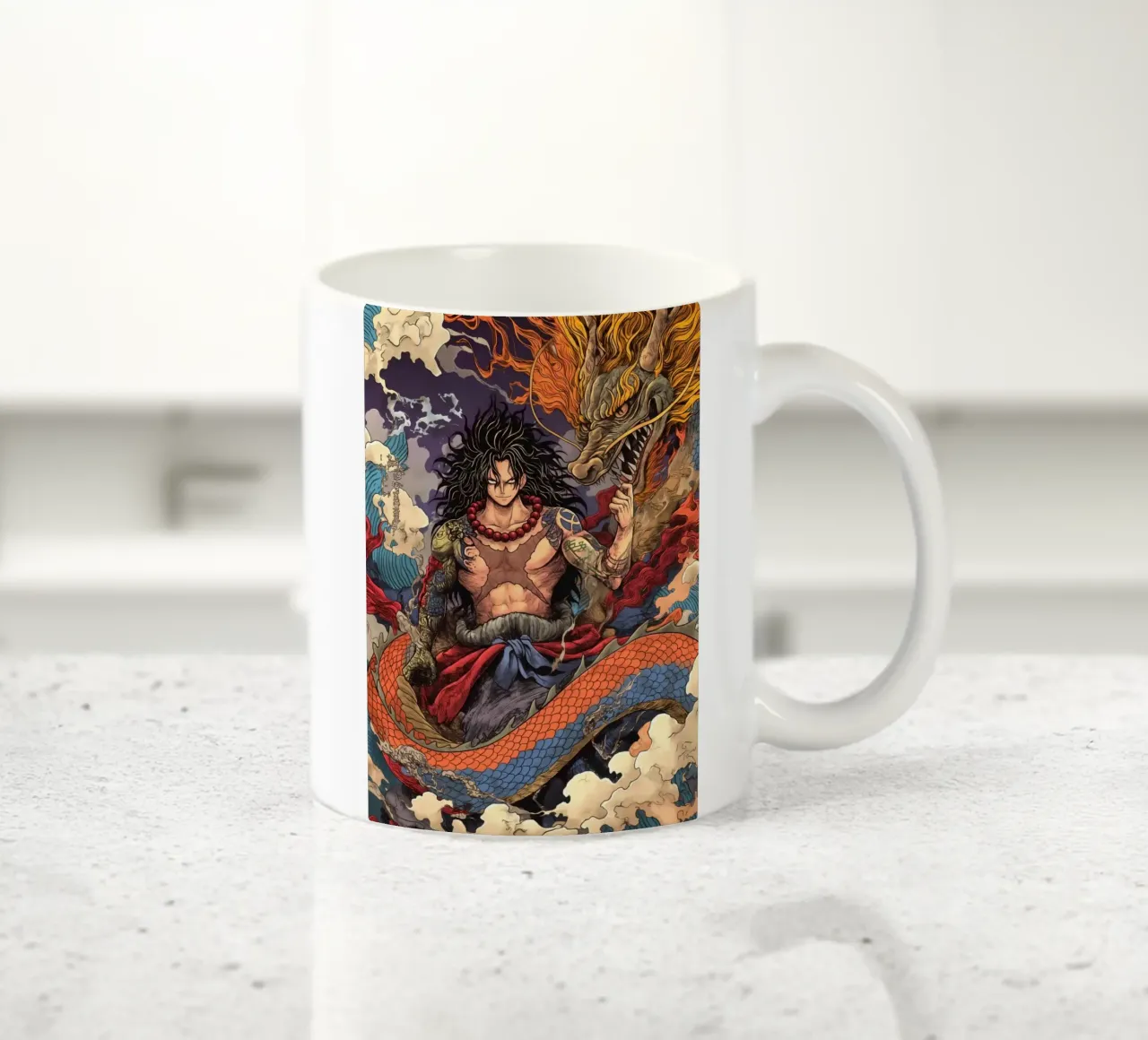 Monkey D Luffy One Piece tazza in ceramica da Fleur de Lys