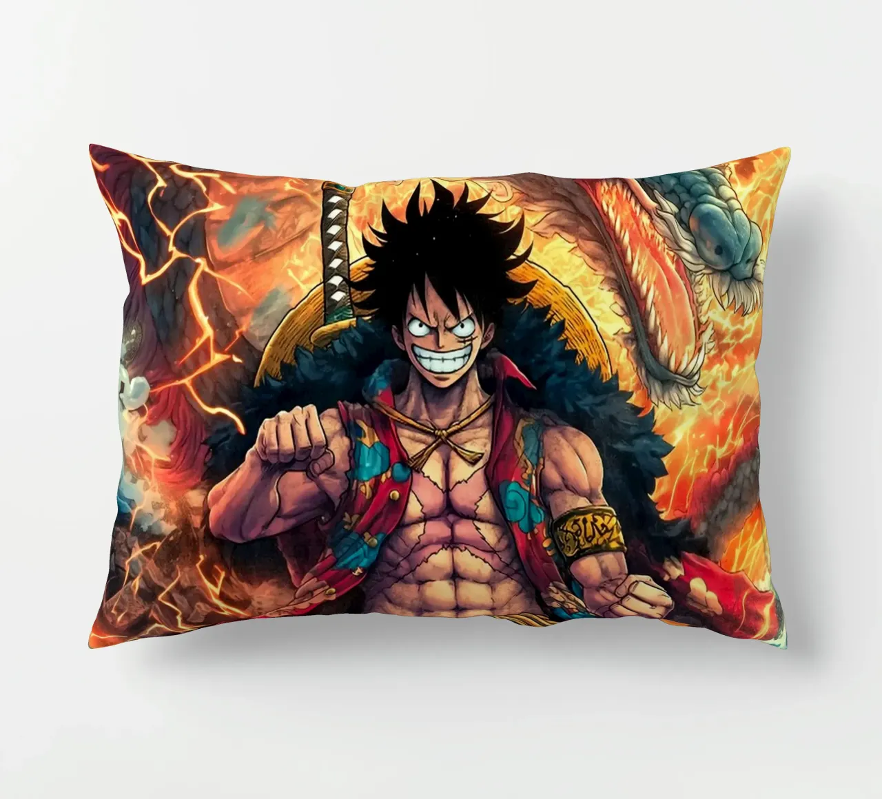 Monkey D Luffy One Piece cuscino da Fleur de Lys