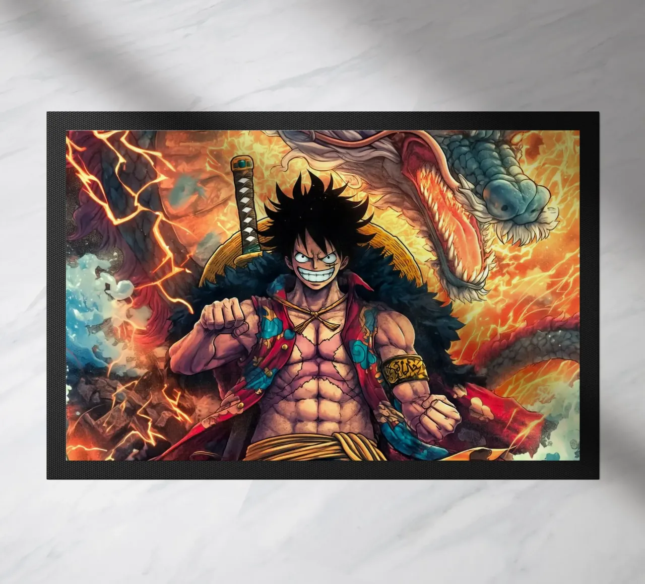 Monkey D Luffy One Piece zerbino da Fleur de Lys