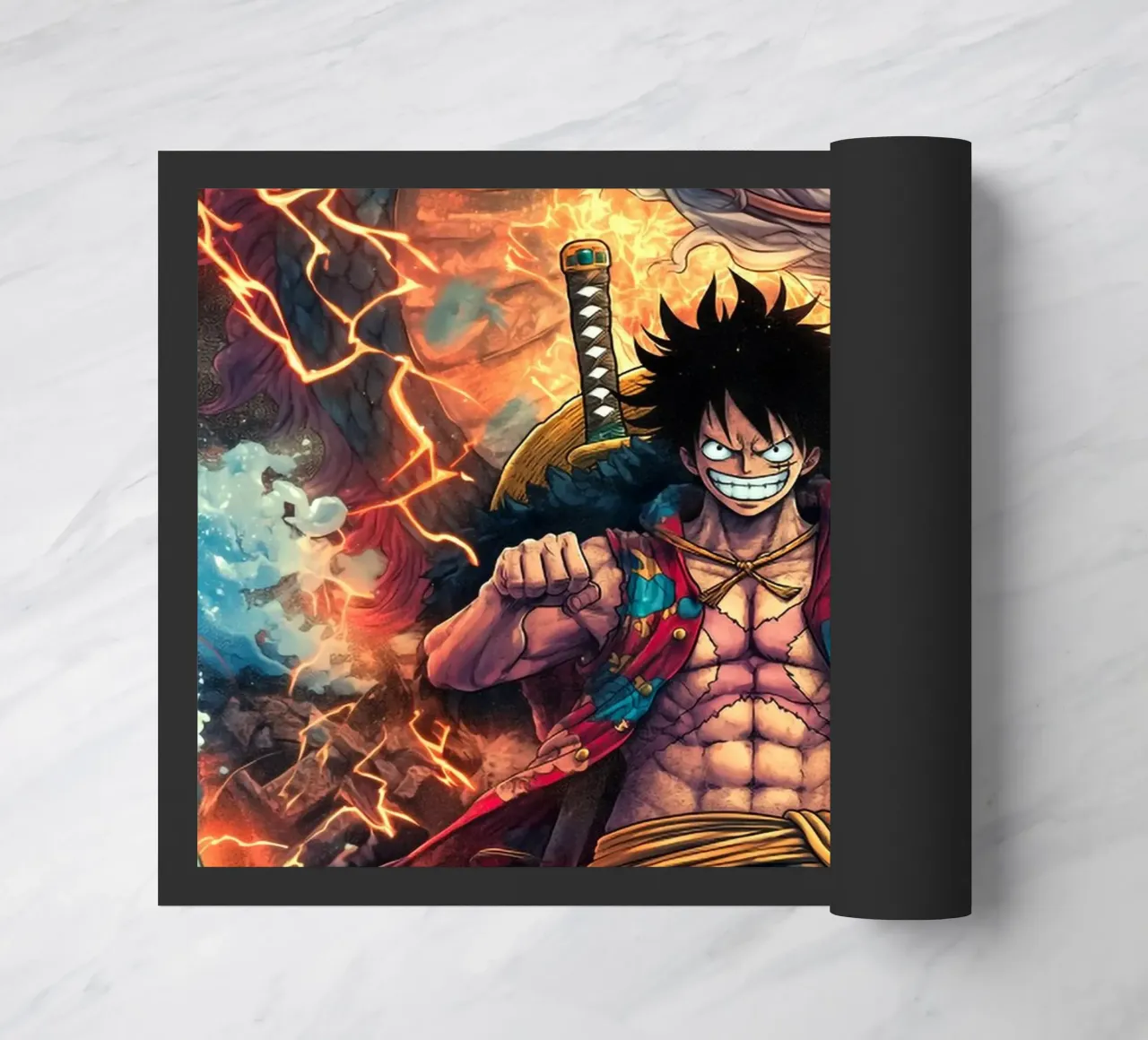 Monkey D Luffy One Piece zerbino da Fleur de Lys