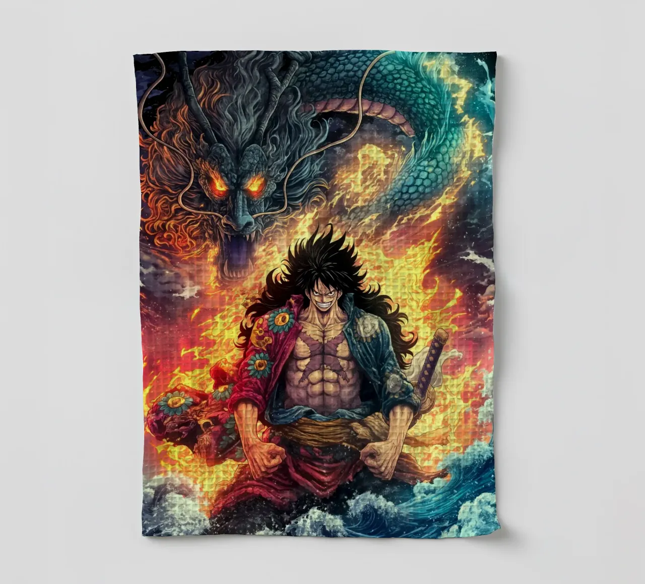 Monkey D Luffy One Piece canovaccio da cucina da Fleur de Lys