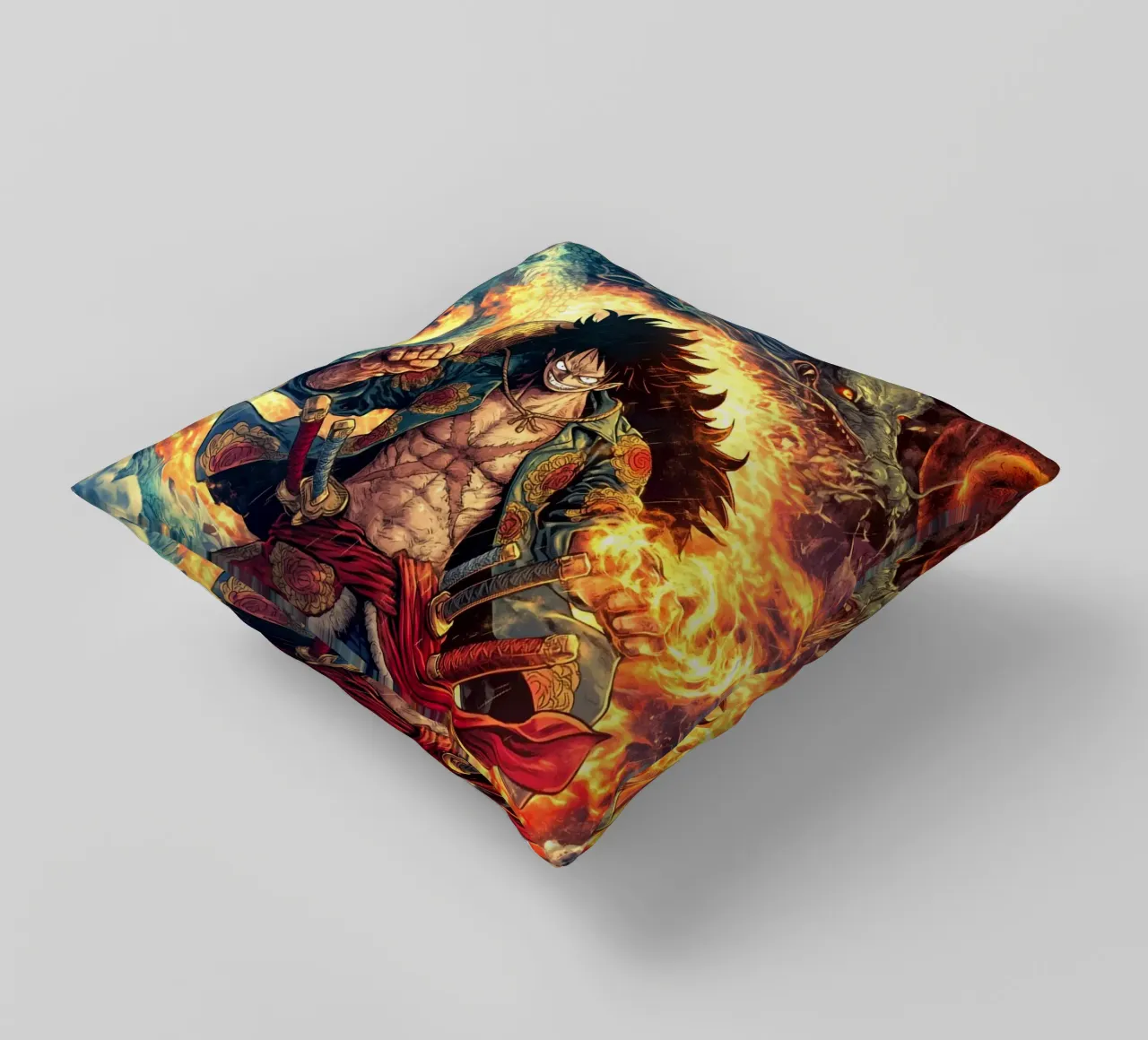 Monkey D Luffy One Piece cuscino da Fleur de Lys