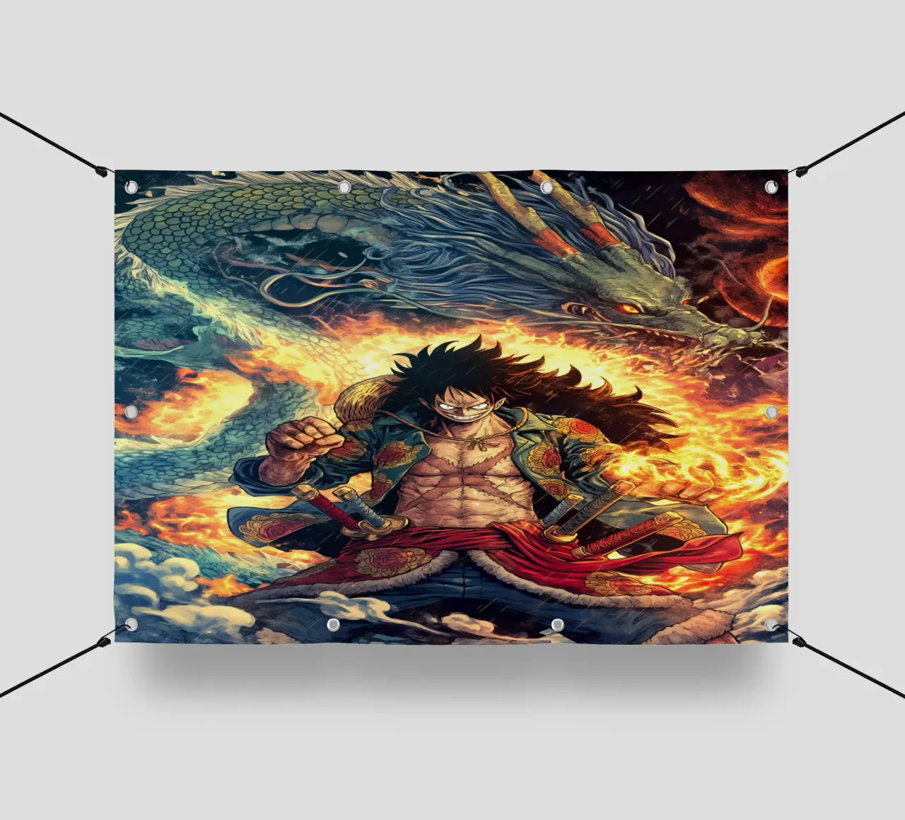Monkey D Luffy One Piece telo in pvc da Fleur de Lys
