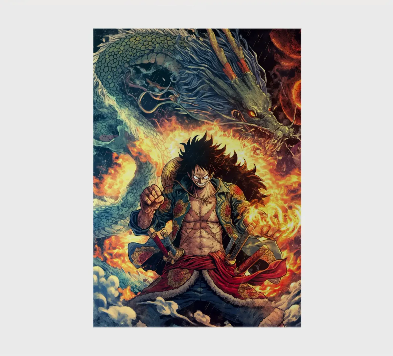 Monkey D Luffy One Piece notebook by Fleur de Lys