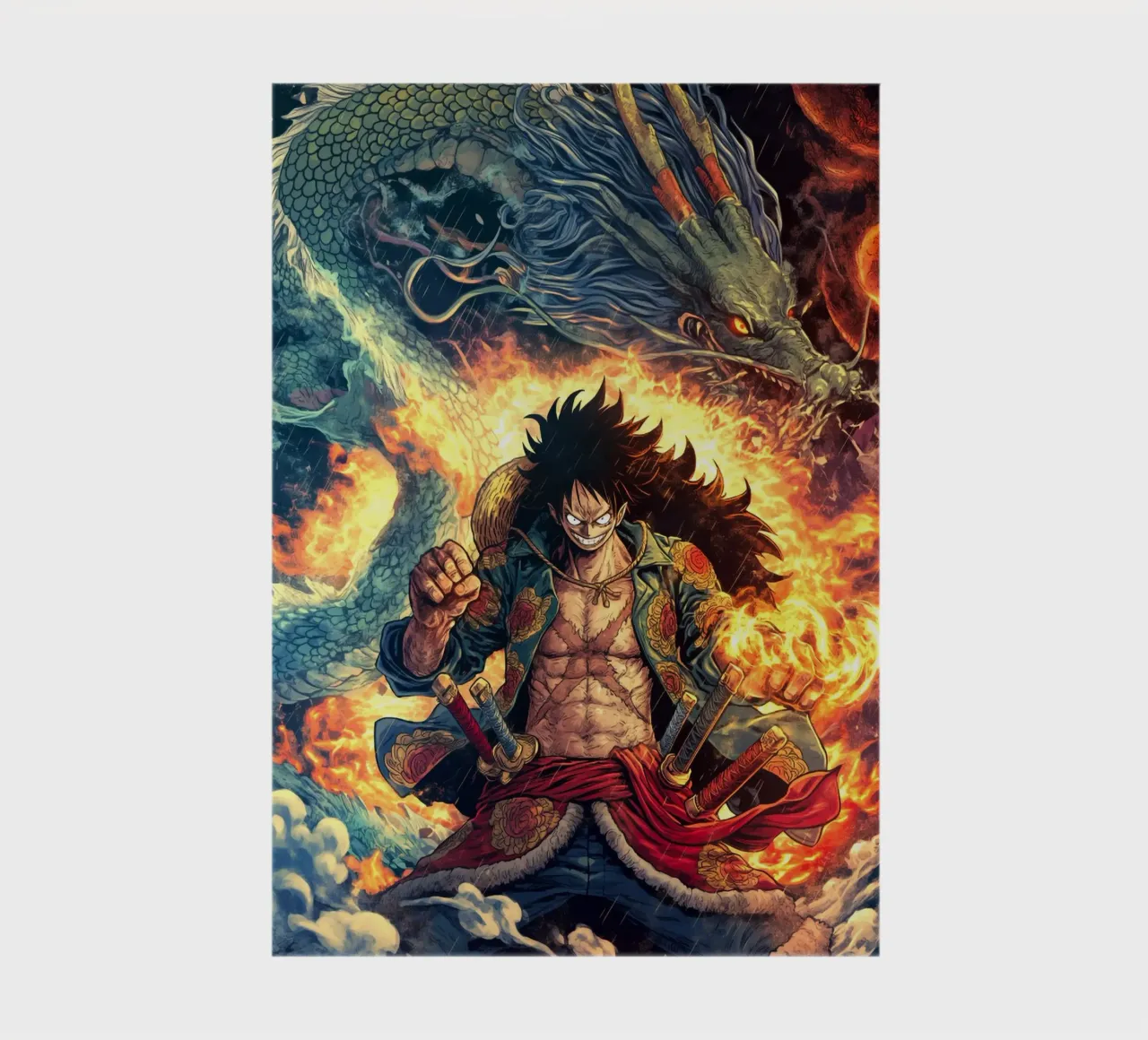 Monkey D Luffy One Piece notebook by Fleur de Lys