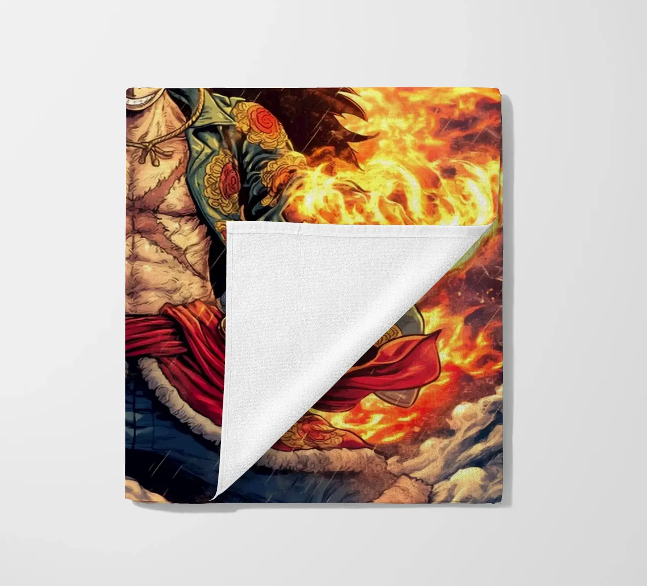 Monkey D Luffy One Piece telo mare da Fleur de Lys