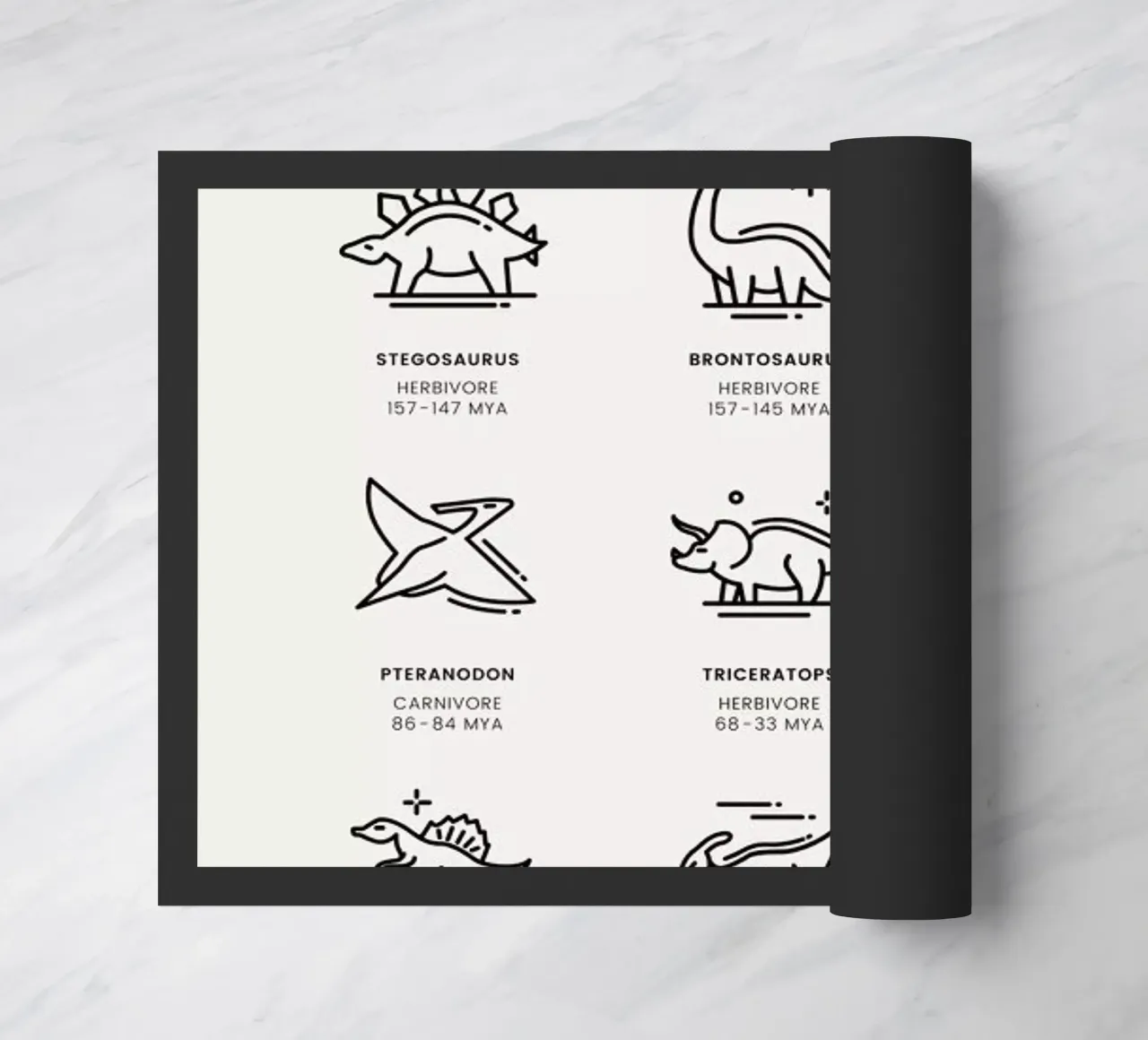 Dinosaurs Chart 2 zerbino da daylight design studio