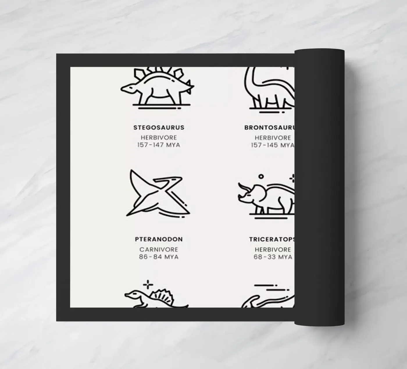 Dinosaurs Chart 2 zerbino da daylight design studio