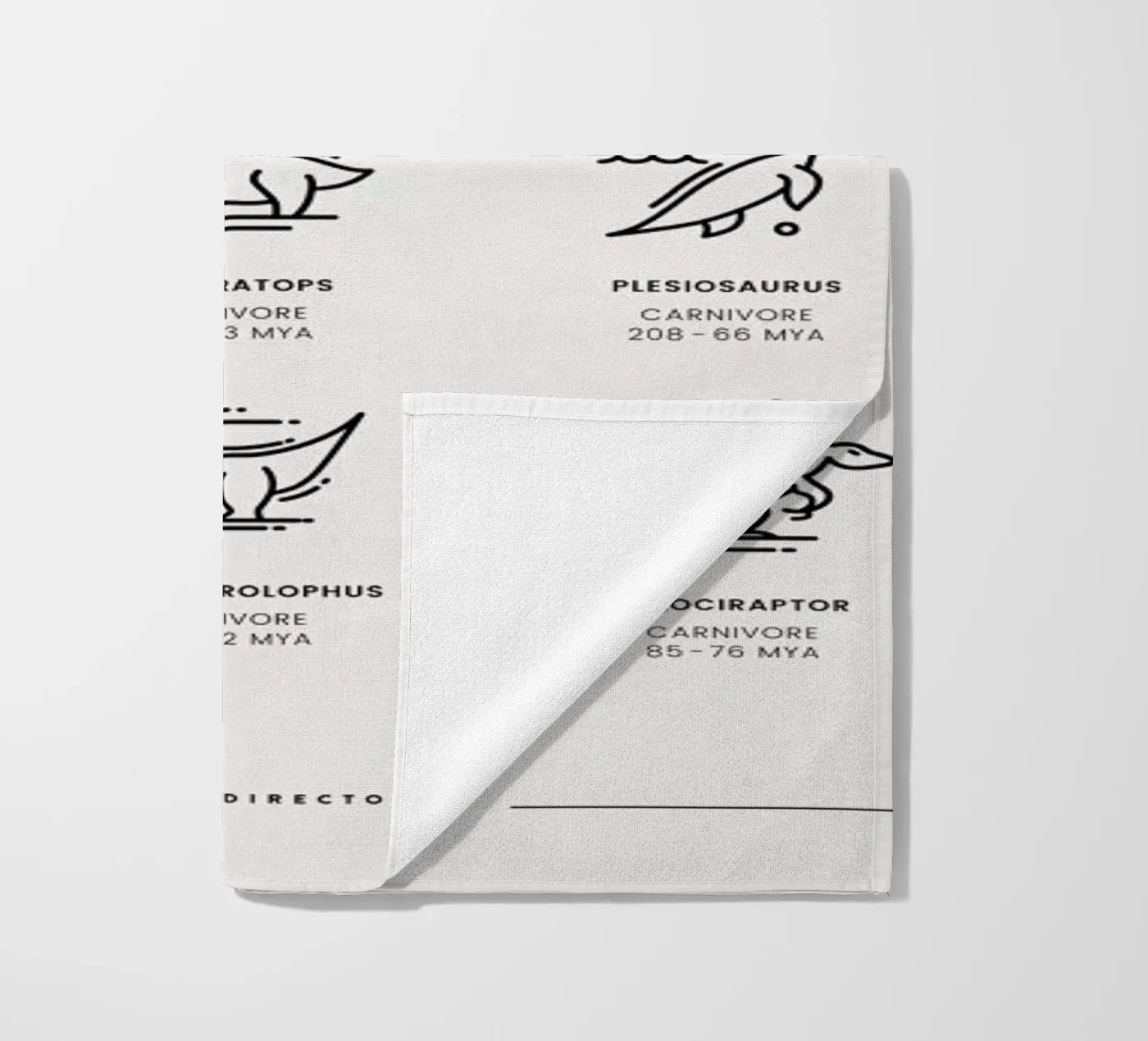 Dinosaurs Chart 2 telo mare da daylight design studio