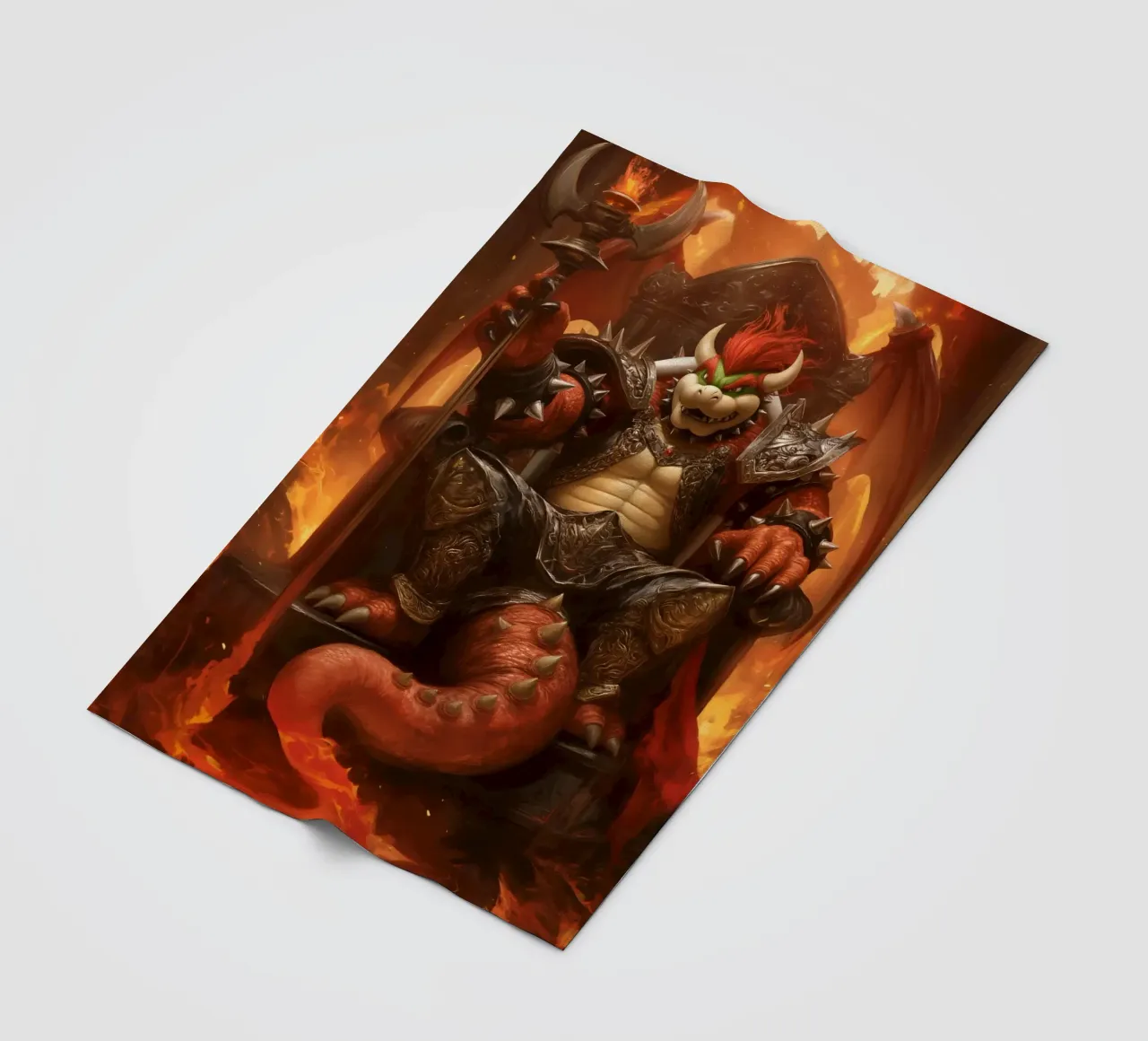 Super Mario fleece blanket by Fleur de Lys