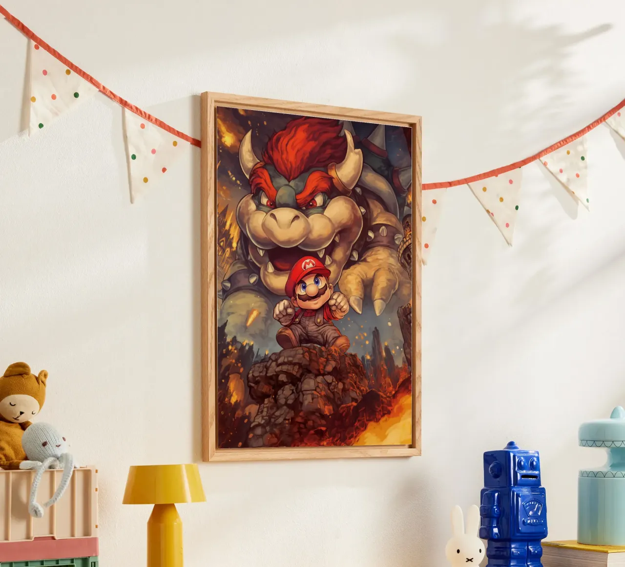 Super Mario acryl van Fleur de Lys