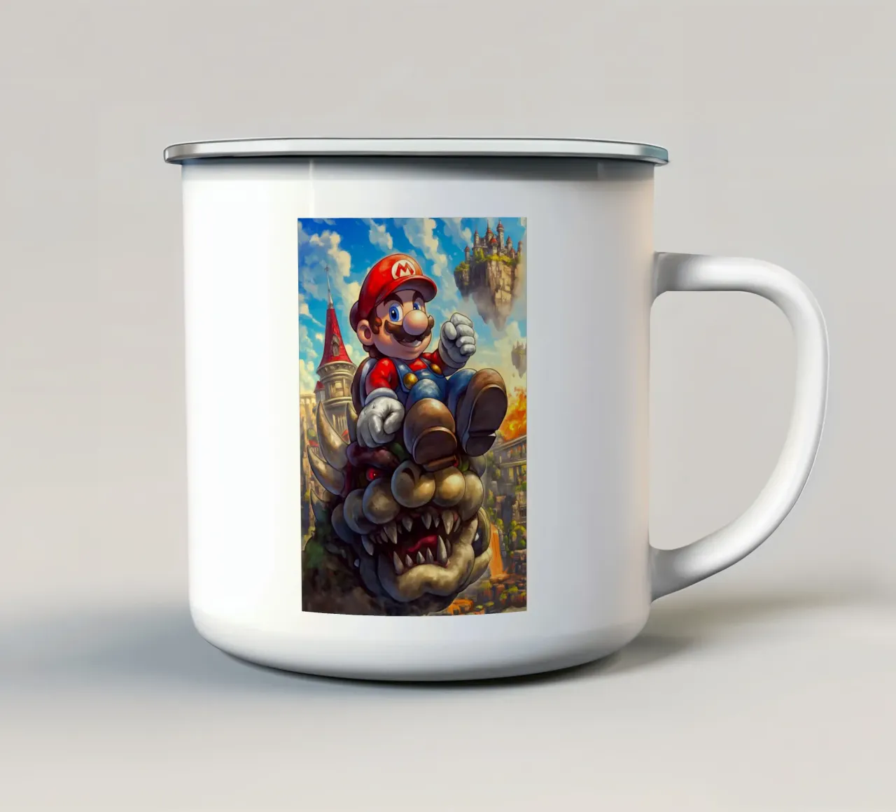 Super Mario tazza in smalto da Fleur de Lys