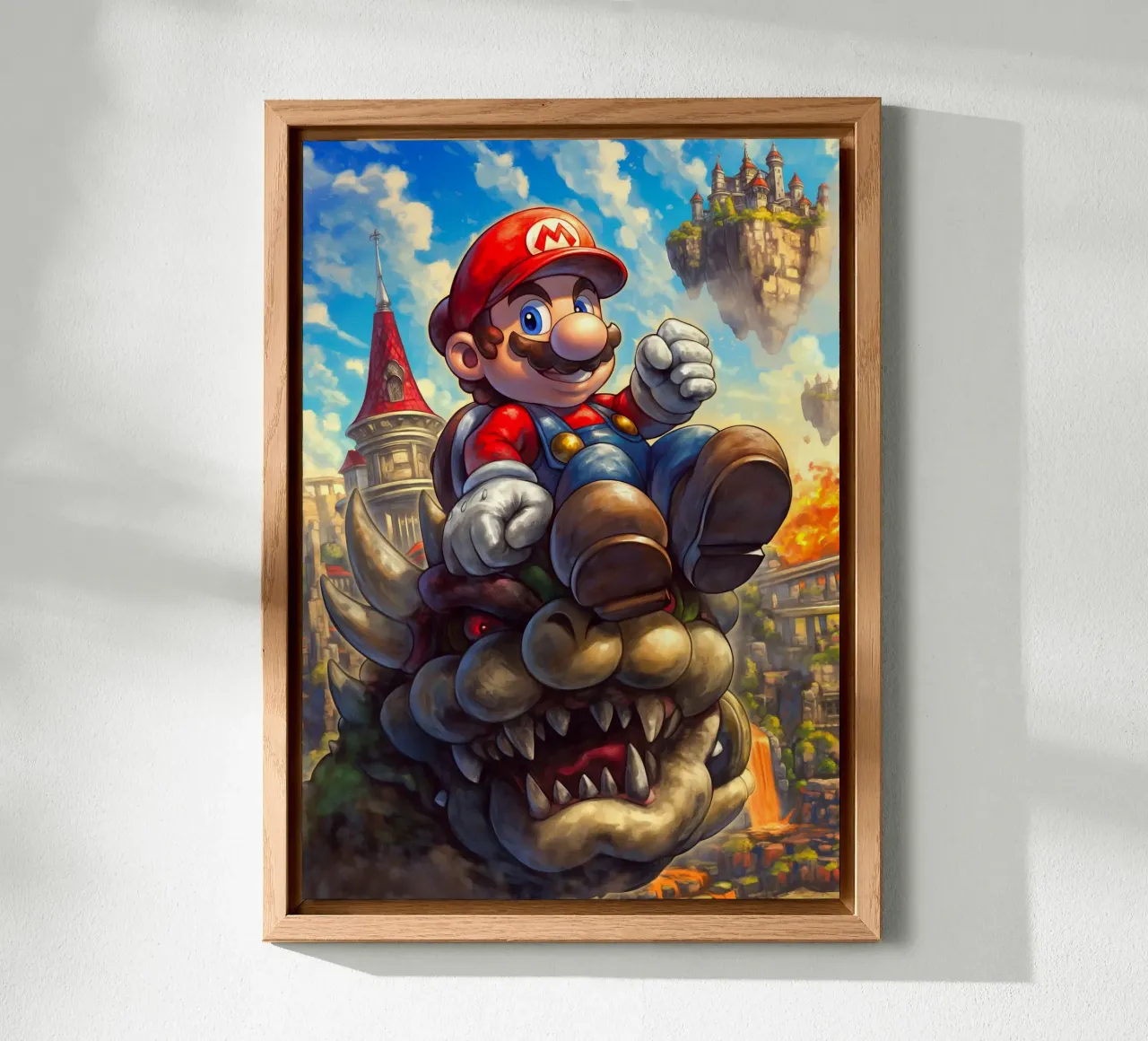 Super Mario alluminio dibond da Fleur de Lys