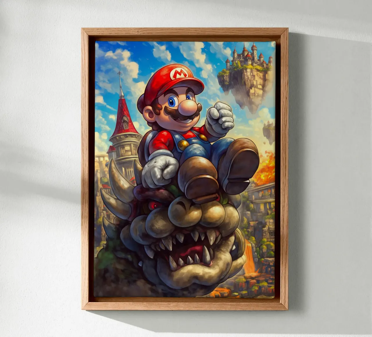 Super Mario canvas by Fleur de Lys