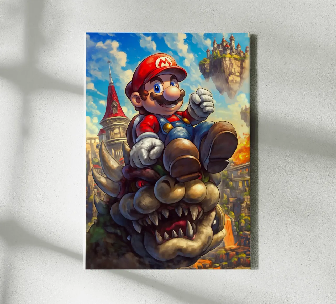 Super Mario canvas by Fleur de Lys