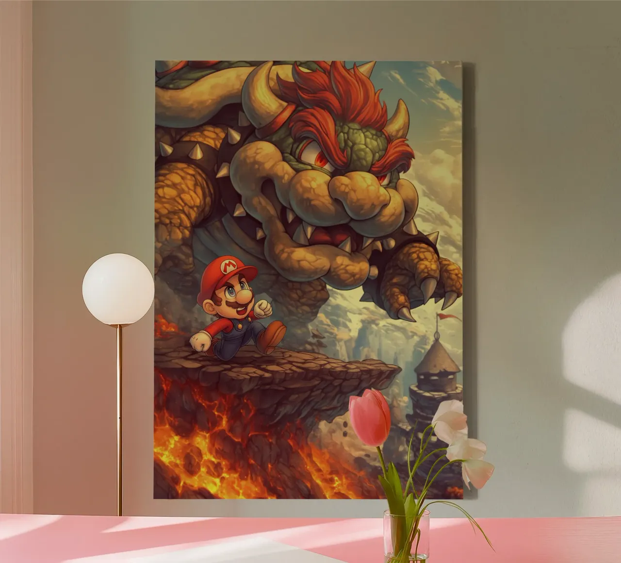 Super Mario Leinwand von Fleur de Lys