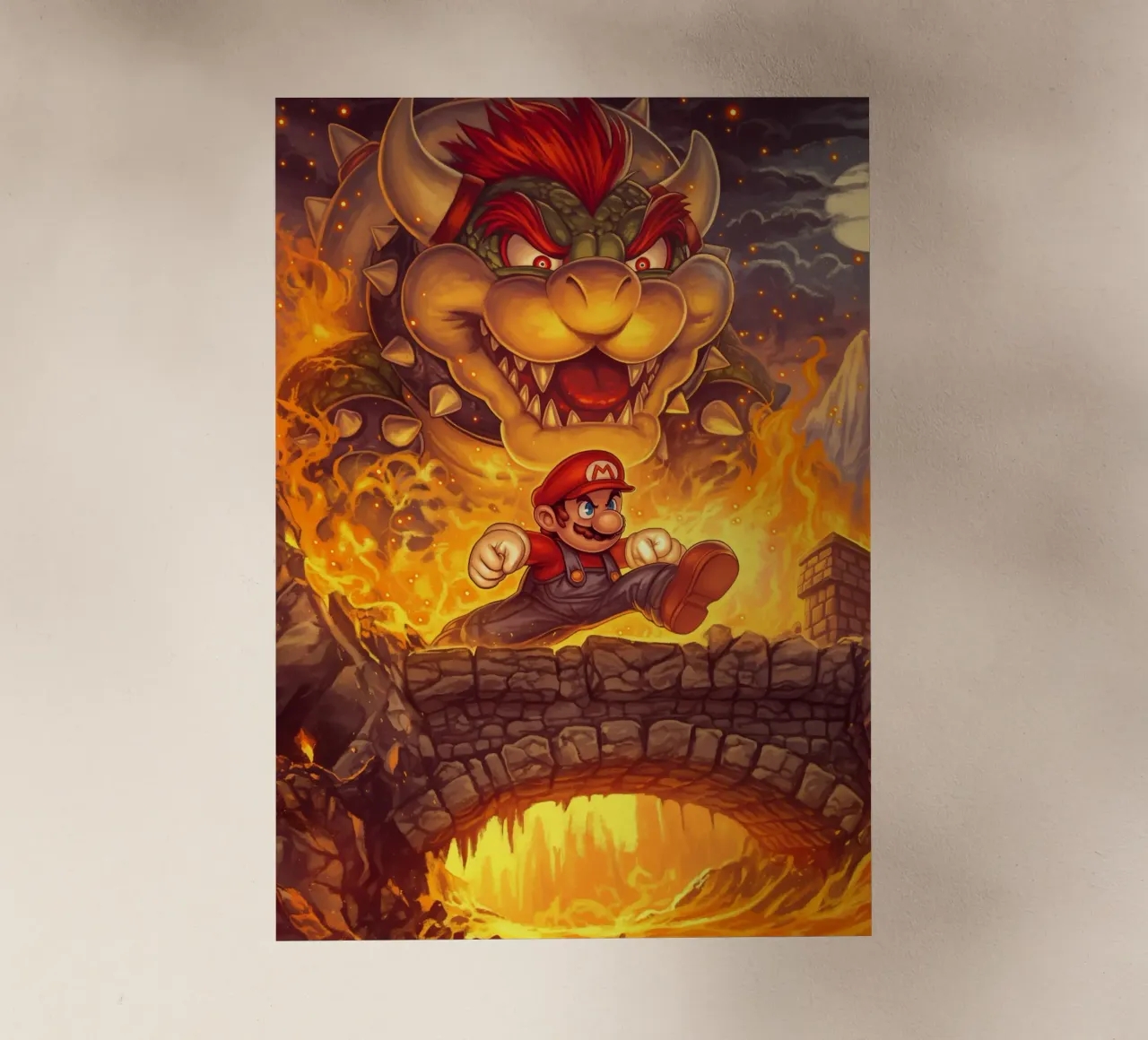 Super Mario pellicola backlit da Fleur de Lys