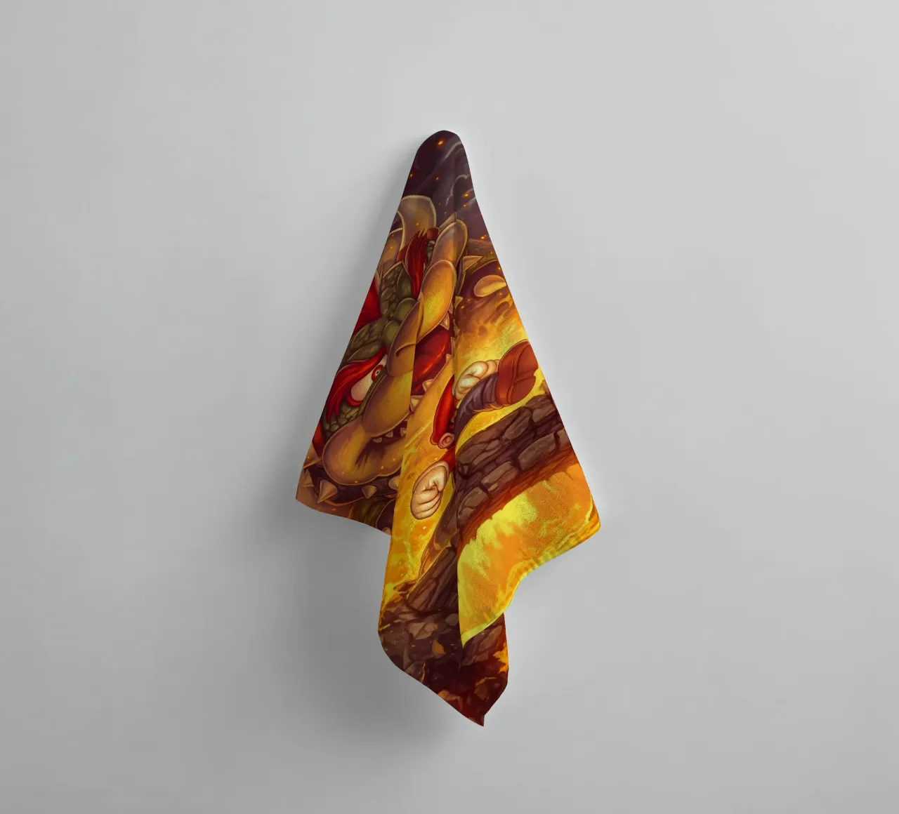 Super Mario towel by Fleur de Lys