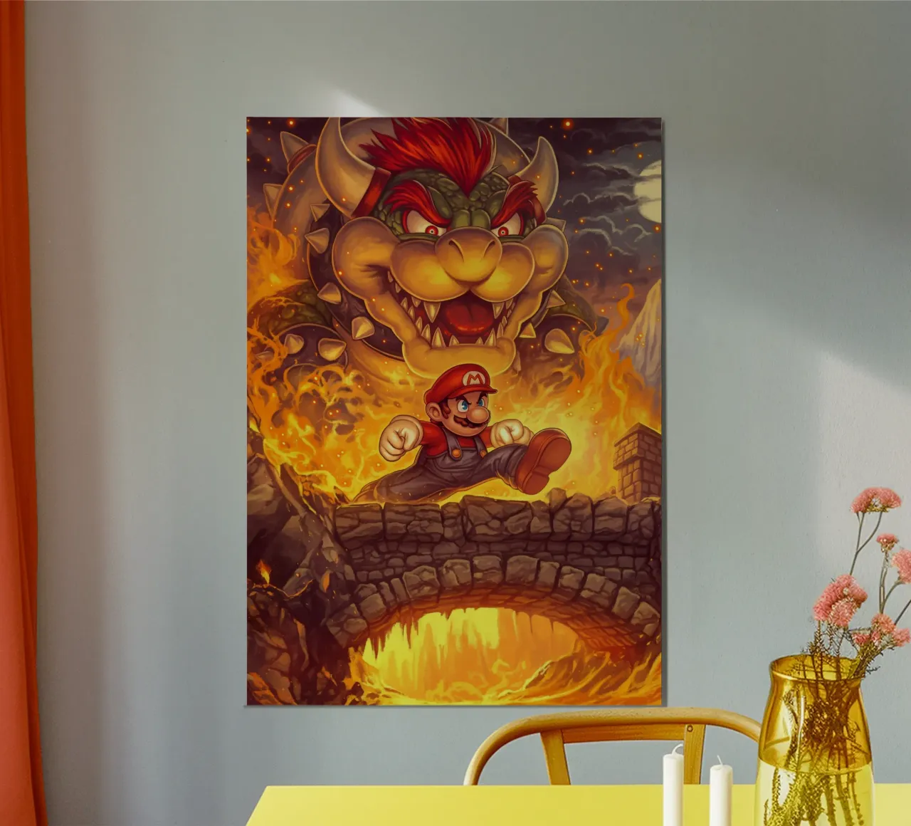 Super Mario hahnemühle by Fleur de Lys