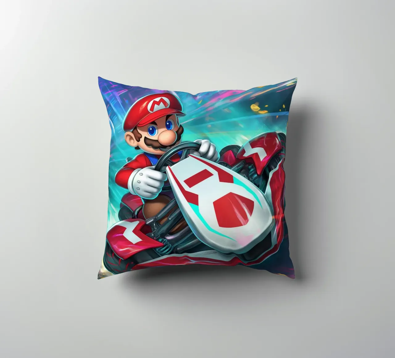 Super Mario decorative cushion by Fleur de Lys